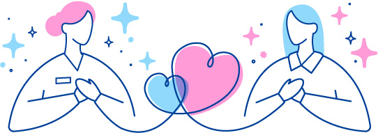 スタッフと患者さまのイメージ